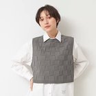 【デッサン/Dessin】のブロックチェックニットベスト 人気、トレンドファッション・服の通販 founy(ファニー) ファッション Fashion レディースファッション WOMEN アウター Coat Outerwear トップス・カットソー Tops/Tshirt ニット Knit Tops ベスト/ジレ Gilets/Vests ストレッチ Stretch スマート Smart タートル Turtle チェック Check ブロック Block 軽量 Lightweight thumbnail チャコールグレー|ID: prp329100004115058 ipo3291000000028035607