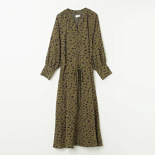 【マージュール/marjour】の【HPS別注】LEOPARD SKIPPER DRESS インテリア・キッズ・メンズ・レディースファッション・服の通販 founy(ファニー) https://founy.com/ ファッション Fashion レディースファッション WOMEN ワンピース Dress ドレス Party Dresses ギャザー Gather レオパード Leopard エレガント 上品 Elegant 別注 Special Order 旅行 Travel |ID: prp329100004115115 ipo3291000000028035920