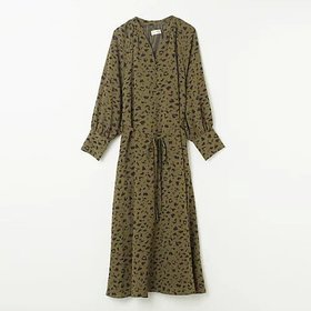 【マージュール/marjour】の【HPS別注】LEOPARD SKIPPER DRESS 人気、トレンドファッション・服の通販 founy(ファニー) ファッション Fashion レディースファッション WOMEN ワンピース Dress ドレス Party Dresses ギャザー Gather レオパード Leopard エレガント 上品 Elegant 別注 Special Order 旅行 Travel |ID:prp329100004115115