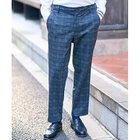 【ドレステリア/DRESSTERIOR / MEN】の【セットアップ可】ネイビーグレンチェックパンツ 人気、トレンドファッション・服の通販 founy(ファニー) ファッション Fashion メンズファッション MEN ボトムス Bottoms/Men ジャージ Jersey ストレッチ Stretch スマート Smart スラックス Slacks セットアップ Set Up チェック Check トラベル Travel フロント Front プリント Print ポケット Pocket ループ Loop エレガント 上品 Elegant ビジネス 仕事 通勤 Business thumbnail ネイビー|ID: prp329100004115322 ipo3291000000028594863