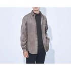 【グリーンレーベルリラクシング/green label relaxing / UNITED ARROWS / MEN】の【WEB限定】JUST fit スエードライク 長袖 シャツ DK.GRAY|ID: prp329100004115332 ipo3291000000028042256