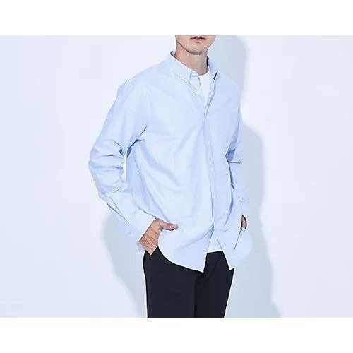 【グリーンレーベルリラクシング/green label relaxing / UNITED ARROWS / MEN】の【WEB限定】JUST fit ボタンダウン オックスフォード 長袖 シャツ インテリア・キッズ・メンズ・レディースファッション・服の通販 founy(ファニー) 　ファッション　Fashion　メンズファッション　MEN　インナー　Inner　秋　Autumn/Fall　カーディガン　Cardigan　シンプル　Simple　ジャケット　Jacket　スタンダード　Standard　ストライプ　Stripe　スマート　Smart　ダウン　Down　長袖　Long Sleeve　フィット　Fit　おすすめ　Recommend　ビジネス 仕事 通勤　Business　LT.BLUE|ID: prp329100004115338 ipo3291000000028042563