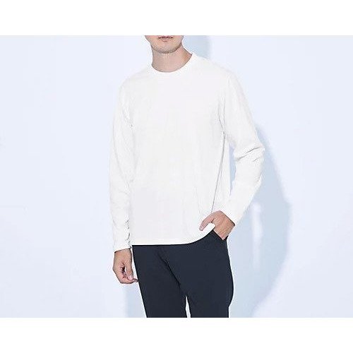 【グリーンレーベルリラクシング/green label relaxing / UNITED ARROWS / MEN】の【WEB限定】JUST fit ジャケイン クルーネック ジャケT 長袖 Tシャツ -吸水速乾・抗菌- インテリア・キッズ・メンズ・レディースファッション・服の通販 founy(ファニー) 　ファッション　Fashion　メンズファッション　MEN　インナー　Inner　秋　Autumn/Fall　カットソー　Cut And Sew　吸水　Water Absorption　抗菌　Antibacterial　ジャケット　Jacket　スタンダード　Standard　スマート　Smart　タートルネック　Turtleneck　長袖　Long Sleeve　ブルゾン　Blouson　モックネック　Mock Neck　おすすめ　Recommend　ビジネス 仕事 通勤　Business　WHITE|ID: prp329100004115345 ipo3291000000028042873