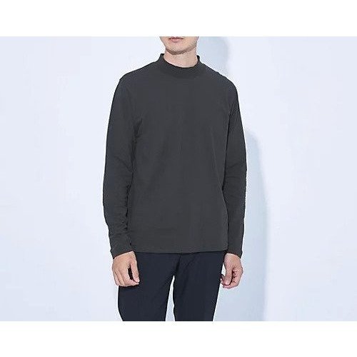 【グリーンレーベルリラクシング/green label relaxing / UNITED ARROWS / MEN】の【WEB限定】JUST fit ジャケイン モックネック Tシャツ カットソー インテリア・キッズ・メンズ・レディースファッション・服の通販 founy(ファニー) 　ファッション　Fashion　メンズファッション　MEN　トップス・カットソー　Tops/Tshirt/Men　シャツ　Shirts　インナー　Inner　秋　Autumn/Fall　カットソー　Cut And Sew　シンプル　Simple　ジャケット　Jacket　スタンダード　Standard　スマート　Smart　タートルネック　Turtleneck　長袖　Long Sleeve　ブルゾン　Blouson　モックネック　Mock Neck　おすすめ　Recommend　ビジネス 仕事 通勤　Business　BLACK|ID: prp329100004115351 ipo3291000000028043120