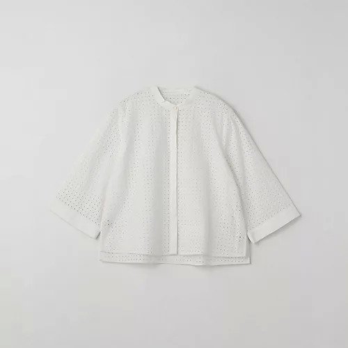 【グリーンレーベル リラクシング / ユナイテッドアローズ/green label relaxing / UNITED ARROWS】のカットワークレース 7分袖 ブラウス インテリア・キッズ・メンズ・レディースファッション・服の通販 founy(ファニー) 　ファッション　Fashion　レディースファッション　WOMEN　トップス・カットソー　Tops/Tshirt　シャツ/ブラウス　Shirts/Blouses　インナー　Inner　秋　Autumn/Fall　ジャケット　Jacket　フェミニン　Feminine　羽織　Haori　レース　Race　ロング　Long　おすすめ　Recommend　エレガント 上品　Elegant　ビジネス 仕事 通勤　Business　WHITE|ID: prp329100004117003 ipo3291000000028054593