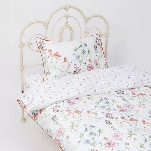 【ローラアシュレイホーム/LAURA ASHLEY HOME / GOODS】の【ダブル】ワイルドメドウ柄 掛け布団カバー インテリア・キッズ・メンズ・レディースファッション・服の通販 founy(ファニー) https://founy.com/ スマート Smart ダブル Double パイピング Piping フラワー Flower プリント Print ポーチ Pouch リネン Linen 巾着 Purse |ID: prp329100004117081 ipo3291000000029606324