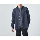 【グリーンレーベルリラクシング/green label relaxing / UNITED ARROWS / MEN】のTW ツイル デニムライク オーバーシャツ -ハンドウォッシャブル・ストレッチ- NAVY|ID: prp329100004117121 ipo3291000000029022428