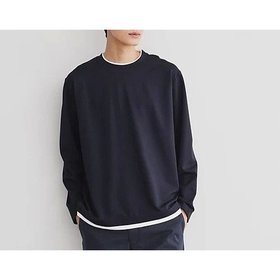 【ザ ショップ ティーケー/THE SHOP TK / MEN】のポンチフェイクプルオーバー 人気、トレンドファッション・服の通販 founy(ファニー) ファッション Fashion メンズファッション MEN トップス・カットソー Tops/Tshirt/Men インナー Inner ストレッチ Stretch スマート Smart 定番 Standard 無地 Plain Color 長袖 Long Sleeve |ID:prp329100004117123