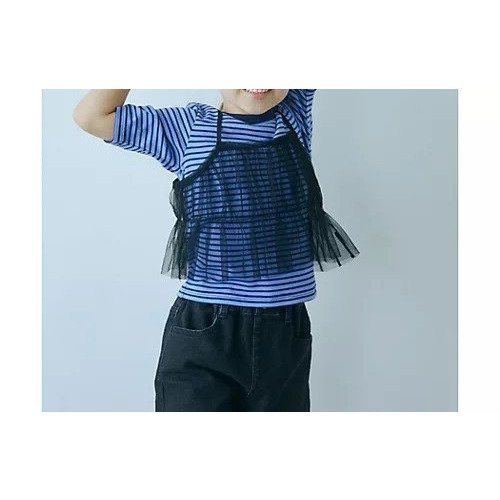 【グリーンレーベルリラクシング/green label relaxing / UNITED ARROWS / KIDS】のTJ チュールキャミ+ボーダー プルオーバー セット100cm-130cm インテリア・キッズ・メンズ・レディースファッション・服の通販 founy(ファニー) https://founy.com/ ファッション Fashion キッズファッション KIDS トップス・カットソー Tops/Tees/Kids キャミソール Camisole ギャザー Gather シンプル Simple チュール Tulle ボトム Bottom ボーダー Border 夏 Summer |ID: prp329100004117158 ipo3291000000028055307