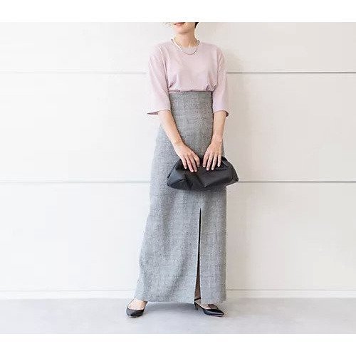 【スローン/SLOANE】の【Marisol別注】ウール天竺 ニットTシャツ 人気、トレンドファッション・服の通販 founy(ファニー) 　ファッション　Fashion　レディースファッション　WOMEN　トップス・カットソー　Tops/Tshirt　ニット　Knit Tops　シャツ/ブラウス　Shirts/Blouses　ロング / Tシャツ　T-Shirts　シェイプ　Shape　別注　Special Order　夏　Summer　洗える　Washable　other-3|ID: prp329100004119878 ipo3291000000031889010