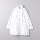 【ユナイテッドアローズ/UNITED ARROWS】のフリル ロングスリーブ シャツ WHT WHITE|ID:prp329100004120850