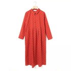 【ミディウミ/MidiUmi】の小紋柄切替ワンピース 人気、トレンドファッション・服の通販 founy(ファニー) ファッション Fashion レディースファッション WOMEN ワンピース Dress アンティーク Antique ギャザー Gather ドット Dot ブロード Broad プリント Print レギュラー Regular ロング Long 切替 Switching thumbnail レッド|ID: prp329100004122027 ipo3291000000028128224