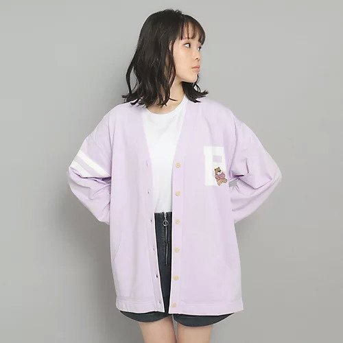 【ピンク ラテ/PINK-latte / KIDS】の【130cmあり】カレッジロゴカーディガン 人気、トレンドファッション・服の通販 founy(ファニー) 　ファッション　Fashion　キッズファッション　KIDS　おすすめ　Recommend　カーディガン　Cardigan　ガーリー　Girly　トレンド　Trend　フロント　Front　ポケット　Pocket　半袖　Short Sleeve　長袖　Long Sleeve　 other-1|ID: prp329100004122104 ipo3291000000029584940