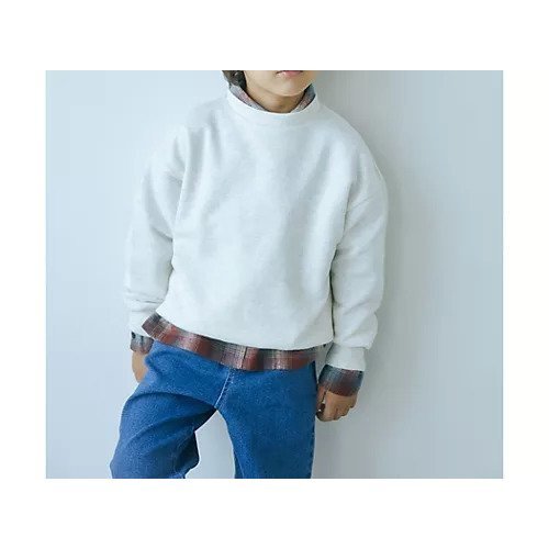 【グリーンレーベルリラクシング/green label relaxing / UNITED ARROWS / KIDS】のTJ 裏毛 クルーネック プルオーバー / トレーナー / キッズ 100cm-130cm インテリア・キッズ・メンズ・レディースファッション・服の通販 founy(ファニー) 　ファッション　Fashion　キッズファッション　KIDS　トップス・カットソー　Tops/Tees/Kids　シンプル　Simple　スウェット　Sweat　トレーナー　Trainer　プレーン　Plane　NATURAL|ID: prp329100004122129 ipo3291000000028129048