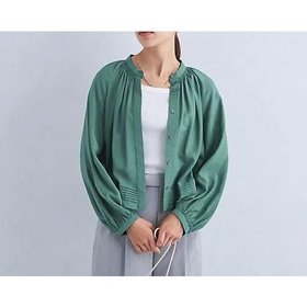 【グリーンレーベル リラクシング / ユナイテッドアローズ/green label relaxing / UNITED ARROWS】のボリュームスリーブ ハオリ ブラウス 人気、トレンドファッション・服の通販 founy(ファニー) ファッション Fashion レディースファッション WOMEN トップス・カットソー Tops/Tshirt シャツ/ブラウス Shirts/Blouses ボリュームスリーブ / フリル袖 Volume Sleeve 秋 Autumn/Fall ギャザー Gather クロップド Cropped サロペット Overalls スラックス Slacks スリーブ Sleeve デニム Denim バランス Balance フロント Front 冬 Winter おすすめ Recommend 夏 Summer エレガント 上品 Elegant |ID:prp329100004123523