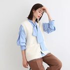 【インディヴィ/INDIVI】の【トレンド】ツィードジレニット 人気、トレンドファッション・服の通販 founy(ファニー) ファッション Fashion レディースファッション WOMEN アウター Coat Outerwear トップス・カットソー Tops/Tshirt ニット Knit Tops ベスト/ジレ Gilets/Vests コンパクト Compact シンプル Simple スマート Smart ツィード Tweed デニム Denim トレンド Trend ベーシック Basic ボトム Bottom ポケット Pocket メタル Metal セレモニー Ceremony thumbnail アイボリー|ID: prp329100004123534 ipo3291000000028144285