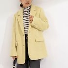 【ノーリーズ/NOLLEY'S】のモヘヤシャギージャケット 人気、トレンドファッション・服の通販 founy(ファニー) ファッション Fashion レディースファッション WOMEN アウター Coat Outerwear ジャケット Jackets 2024年 2024 2024-2025秋冬・A/W Aw/Autumn/Winter/Fw/Fall/2024-2025 ジャケット Jacket モヘア Mohair ループ Loop 秋 Autumn/Fall thumbnail イエロー|ID: prp329100004123750 ipo3291000000028155141