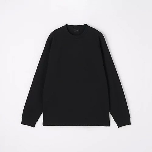 【グリーンレーベルリラクシング/green label relaxing / UNITED ARROWS / MEN】のサーマル クルーネック カットソー インテリア・キッズ・メンズ・レディースファッション・服の通販 founy(ファニー) 　ファッション　Fashion　メンズファッション　MEN　トップス・カットソー　Tops/Tshirt/Men　インナー　Inner　カットソー　Cut And Sew　カーゴパンツ　Cargo Pants　サーマル　Thermal　シンプル　Simple　無地　Plain Color　ワッフル　Waffle　BLACK|ID: prp329100004123824 ipo3291000000028155690