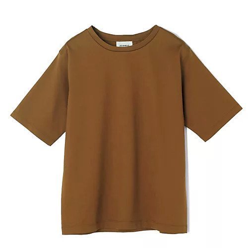 【アダワス/ADAWAS】のコットンTシャツ インテリア・キッズ・メンズ・レディースファッション・服の通販 founy(ファニー) 　ファッション　Fashion　レディースファッション　WOMEN　トップス・カットソー　Tops/Tshirt　シャツ/ブラウス　Shirts/Blouses　ロング / Tシャツ　T-Shirts　インナー　Inner　シンプル　Simple　洗える　Washable　ブリック|ID: prp329100004124787 ipo3291000000028162694