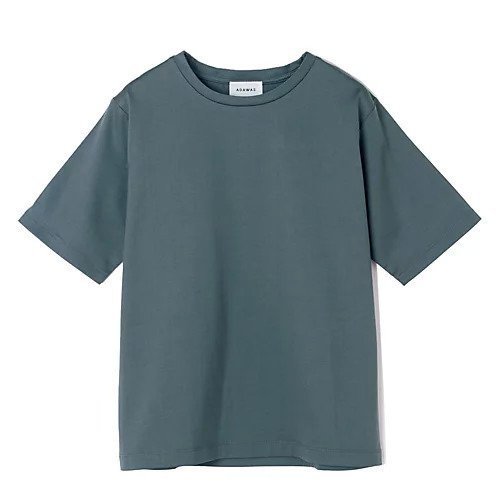 【アダワス/ADAWAS】のコットンTシャツ インテリア・キッズ・メンズ・レディースファッション・服の通販 founy(ファニー) 　ファッション　Fashion　レディースファッション　Fashion for Women　トップス・カットソー　Cut & Sew Tops　シャツ・ブラウス・オフィスカジュアル　Elegant Blouses & Button-Ups　ロングTシャツ・Tシャツ　Longline T-Shirts & Tees　インナー　Innerwear　シンプル　Simple, Minimal　洗える　Machine Washable　チャコールグレー|ID: prp329100004124787 ipo3291000000035442715