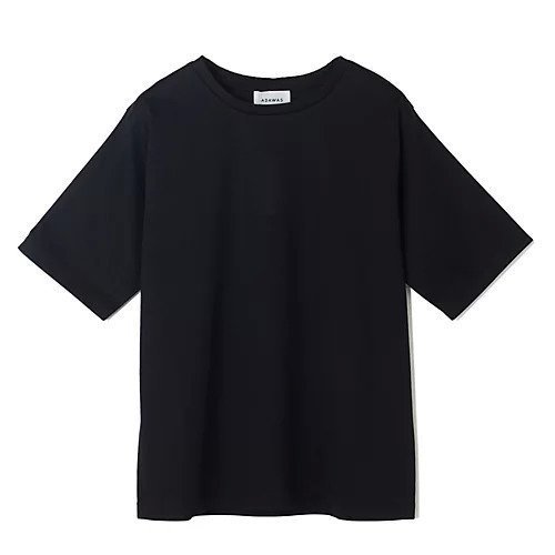 【エクラ/eclat】のウールTシャツ インテリア・キッズ・メンズ・レディースファッション・服の通販 founy(ファニー) 　ファッション　Fashion　レディースファッション　WOMEN　トップス・カットソー　Tops/Tshirt　シャツ/ブラウス　Shirts/Blouses　ロング / Tシャツ　T-Shirts　なめらか　Smooth　ドレープ　Drape　エレガント 上品　Elegant　別注　Special Order　洗える　Washable　ブラック|ID: prp329100004124788 ipo3291000000028162698