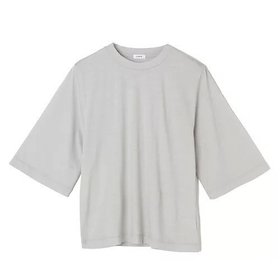 【エクラ/eclat】 ウールTシャツ人気、トレンドファッション・服の通販 founy(ファニー) ファッション Fashion レディースファッション Fashion for Women トップス・カットソー Cut & Sew Tops シャツ・ブラウス・オフィスカジュアル Elegant Blouses & Button-Ups ロングTシャツ・Tシャツ Longline T-Shirts & Tees なめらか Smooth, Silky Texture ドレープ Drape, Draping Fabric エレガント 上品 Elegant 別注 Limited Edition, Custom Order 洗える Machine Washable |ID:prp329100004124788