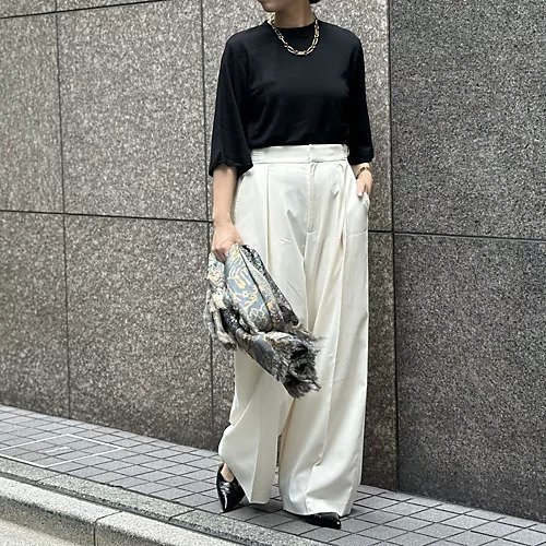 【エクラ/eclat】のウールTシャツ 人気、トレンドファッション・服の通販 founy(ファニー) 　ファッション　Fashion　レディースファッション　Fashion for Women　トップス・カットソー　Cut & Sew Tops　シャツ・ブラウス・オフィスカジュアル　Elegant Blouses & Button-Ups　ロングTシャツ・Tシャツ　Longline T-Shirts & Tees　なめらか　Smooth, Silky Texture　ドレープ　Drape, Draping Fabric　エレガント 上品　Elegant　別注　Limited Edition, Custom Order　洗える　Machine Washable　other-2|ID: prp329100004124788 ipo3291000000035666786