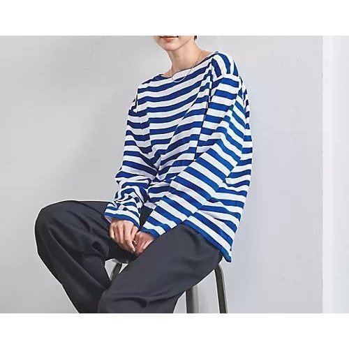 【ユナイテッドアローズ/UNITED ARROWS】のワイドボーダー ロングスリーブ カットソー 人気、トレンドファッション・服の通販 founy(ファニー) 　ファッション　Fashion　レディースファッション　WOMEN　トップス・カットソー　Tops/Tshirt　カットソー　Cut and Sewn　アクセサリー　Accessories　インナー　Inner　カットソー　Cut And Sew　カーゴパンツ　Cargo Pants　カーディガン　Cardigan　スリーブ　Sleeve　デニム　Denim　ベスト　Vest　ボトム　Bottom　ボーダー　Border　別注　Special Order　ロング　Long　ワイド　Wide　おすすめ　Recommend　 other-1|ID: prp329100004124797 ipo3291000000028162731