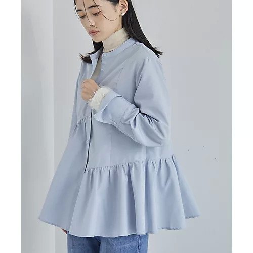 【ビス/VIS】の【洗える】アシンメトリーフレアーシャツ 人気、トレンドファッション・服の通販 founy(ファニー) 　ファッション　Fashion　レディースファッション　WOMEN　トップス・カットソー　Tops/Tshirt　シャツ/ブラウス　Shirts/Blouses　アシンメトリー　Asymmetry　春　Spring　洗える　Washable　秋　Autumn/Fall　スタイリッシュ　Stylish　ストライプ　Stripe　チュニック　Tunic　デニム　Denim　フレア　Flare　ポケット　Pocket　羽織　Haori　冬　Winter　A/W・秋冬　Aw・Autumn/Winter・Fw・Fall-Winter　おすすめ　Recommend　2024年　2024　2024-2025秋冬・A/W　Aw/Autumn/Winter/Fw/Fall/2024-2025　 other-1|ID: prp329100004124807 ipo3291000000028162768