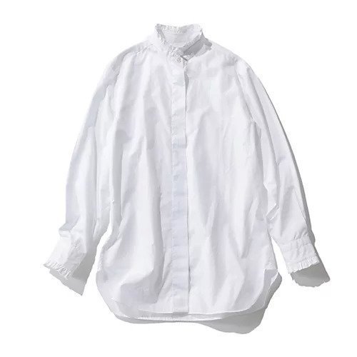 【フィナモレ/Finamore】のフリルシャツ 人気、トレンドファッション・服の通販 founy(ファニー) 　ファッション　Fashion　レディースファッション　Fashion for Women　トップス・カットソー　Cut & Sew Tops　シャツ・ブラウス・オフィスカジュアル　Elegant Blouses & Button-Ups　バランス　Balance, Style Balance　フェミニン　Feminine, Girly　フリル　Frill, Ruffle　マニッシュ　Mannish, Boyish　定番　Standard, Basic Item　洗える　Machine Washable　other-3|ID: prp329100004124811 ipo3291000000033140013