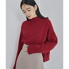 【ビス/VIS】の【アンチピリング/洗える】サイドスリットニットプルオーバー【WEB限定カラー】 レッド|ID:prp329100004124822