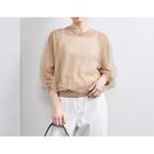 【ユナイテッドアローズ/UNITED ARROWS】のシアー チュール コンビ ニット BEIGE|ID:prp329100004124828