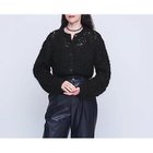 【ユナイテッドアローズ/UNITED ARROWS】のハンドニット カーディガン 人気、トレンドファッション・服の通販 founy(ファニー) ファッション Fashion レディースファッション WOMEN トップス・カットソー Tops/Tshirt ニット Knit Tops カーディガン Cardigans インナー Inner オレンジ Orange かぎ針 Crochet カーディガン Cardigan クロップド Cropped デニム Denim トリミング Trimming 手編み Hand Knitting ハンド Hand ボトム Bottom ルーズ Loose ワイド Wide thumbnail BLACK|ID: prp329100004124834 ipo3291000000028162937