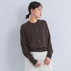 【グリーンレーベル リラクシング / ユナイテッドアローズ/green label relaxing / UNITED ARROWS】のEVERY エブリィ ニット クルーネック 2WAY カーディガン -ウォッシャブル- DK.GRAY|ID:prp329100004124835