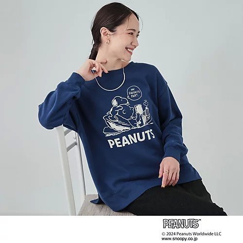 【シューラルー/SHOO LA RUE】の【PEANUTS】プリントスウェット インテリア・キッズ・メンズ・レディースファッション・服の通販 founy(ファニー) https://founy.com/ ファッション Fashion レディースファッション WOMEN トップス・カットソー Tops/Tshirt パーカ Sweats スウェット Sweat おすすめ Recommend コラボ Collaboration スポーツ Sports スマート Smart スリット Slit デニム Denim バランス Balance ブルゾン Blouson プリント Print 今季 This Season 秋 Autumn/Fall |ID: prp329100004124838 ipo3291000000028795612