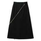 【フォトコピュー/PHOTOCOPIEU】のZIP-DETAIL LONG SKIRT 人気、トレンドファッション・服の通販 founy(ファニー) ファッション Fashion レディースファッション WOMEN スカート Skirt ロングスカート Long Skirt 2024年 2024 2024-2025秋冬・A/W Aw/Autumn/Winter/Fw/Fall/2024-2025 スリット Slit バランス Balance ロング Long thumbnail BLACK|ID: prp329100004124849 ipo3291000000028163123