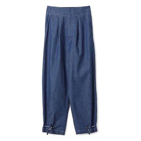 【ミューニック/Munich】の6.5oz slub denim blousing pants 人気、トレンドファッション・服の通販 founy(ファニー) ファッション Fashion レディースファッション WOMEN パンツ Pants デニム Denim ドローコード Draw Cord ワイド Wide 楽ちん Easy 洗える Washable 軽量 Lightweight |ID:prp329100004124868