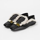 【セルジオ ロッシ/SERGIO ROSSI】のsr1 Slippers ボアスリッパ(ブラック) 人気、トレンドファッション・服の通販 founy(ファニー) ファッション Fashion レディースファッション WOMEN A/W・秋冬 Aw・Autumn/Winter・Fw・Fall-Winter インソール Insole シューズ Shoes スリッパ Slipper トリミング Trimming プレート Plate 人気 Popularity 別注 Special Order 定番 Standard thumbnail ブラック|ID: prp329100004124983 ipo3291000000028163904