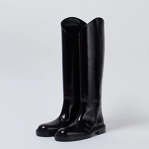 【ジル サンダー/JIL SANDER】のロングブーツ インテリア・キッズ・メンズ・レディースファッション・服の通販 founy(ファニー) 　ファッション　Fashion　レディースファッション　WOMEN　クール　Cool　ロング　Long　エレガント 上品　Elegant　定番　Standard　ブラック|ID: prp329100004124987 ipo3291000000030710011