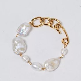 【ジル サンダー/JIL SANDER】 GRAINY BRACELET 2人気、トレンドファッション・服の通販 founy(ファニー) ファッション Fashion レディースファッション WOMEN ジュエリー Jewelry ブレスレット Bracelets シェイプ Shape パール Pearl ブレスレット Bracelet |ID:prp329100004125062