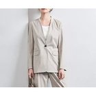 【ユナイテッドアローズ/UNITED ARROWS】のRIOPELE ノーカラー ジャケット BEIGE|ID:prp329100004125075