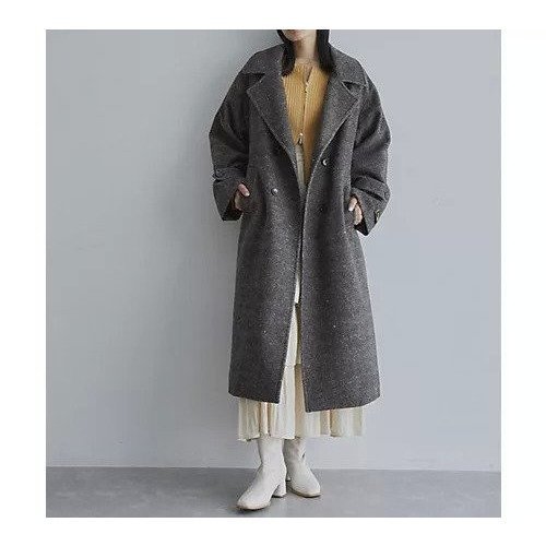 【ビス/VIS】の【JAPAN FABRIC】尾州ウールシャギーロングコート【選べる着丈】【静電気防止】 インテリア・キッズ・メンズ・レディースファッション・服の通販 founy(ファニー) 　ファッション　Fashion　レディースファッション　WOMEN　アウター　Coat Outerwear　コート　Coats　ウォーム　Worm　今季　This Season　ショルダー　Shoulder　ダウン　Down　デニム　Denim　ドロップ　Drop　人気　Popularity　ベーシック　Basic　ポケット　Pocket　マーメイド　Mermaid　ワイド　Wide　冬　Winter　A/W・秋冬　Aw・Autumn/Winter・Fw・Fall-Winter　おすすめ　Recommend　日本製　Made In Japan　2024年　2024　2024-2025秋冬・A/W　Aw/Autumn/Winter/Fw/Fall/2024-2025　チャコール|ID: prp329100004125085 ipo3291000000028164503