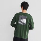 【ザ ショップ ティーケー/THE SHOP TK / MEN】のオーガビッツグラフィックプリント長袖Tシャツ 親子リンク/コットン100%/マシンウォッシャブル グリーン|ID: prp329100004125466 ipo3291000000028173160