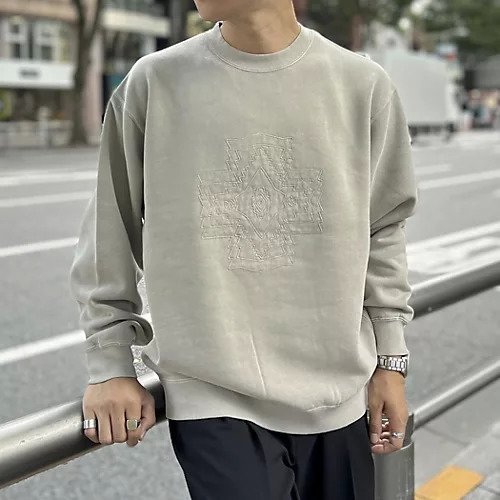 【ノーリーズ グッドマン/NOLLEY'S goodman / MEN】の【PENDLETON/ペンドルトン】Pigmentdye EMB Sweat 刺しゅうスウェット インテリア・キッズ・メンズ・レディースファッション・服の通販 founy(ファニー) https://founy.com/ ファッション Fashion メンズファッション MEN スウェット Sweat ネイティブ Native ビンテージ Vintage フロント Front |ID: prp329100004125475 ipo3291000000029580425