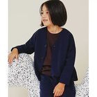 【ザ ショップ ティーケー/THE SHOP TK / KIDS】の【120-160】カットジョーゼットジャケット/セットアップ可・洗濯機OK ネイビー|ID: prp329100004125552 ipo3291000000029585109