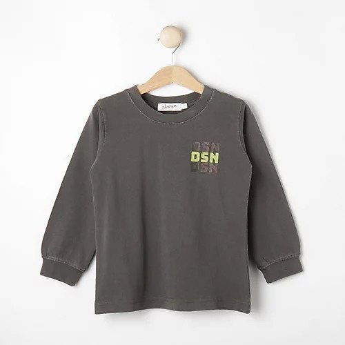 【デッサン/Dessin / KIDS】の【リンクコーデ】ピグメント染めロンT インテリア・キッズ・メンズ・レディースファッション・服の通販 founy(ファニー) 　ファッション　Fashion　キッズファッション　KIDS　おすすめ　Recommend　スマート　Smart　スリーブ　Sleeve　ロング　Long　チャコールグレー|ID: prp329100004125564 ipo3291000000028174051