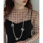 【コレカラ/collecala】のリボン付きロングパールネックレス 人気、トレンドファッション・服の通販 founy(ファニー) ファッション Fashion レディースファッション WOMEN ジュエリー Jewelry ネックレス Necklaces おすすめ Recommend オーガンジー Organdy カットソー Cut And Sew チョーカー Choker トレンド Trend ドレス Dress ネックレス Necklace パール Pearl リボン Ribbon ロング Long thumbnail ライトベージュ|ID: prp329100004130231 ipo3291000000028236406