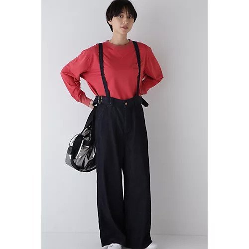 【ヒューマンウーマン/HUMAN WOMAN】のサスペンダーパンツ 人気、トレンドファッション・服の通販 founy(ファニー) 　ファッション　Fashion　レディースファッション　WOMEN　パンツ　Pants　おすすめ　Recommend　カットソー　Cut And Sew　コラボ　Collaboration　サスペンダー　Suspenders　スタンダード　Standard　ミックス　Mix　 other-1|ID: prp329100004132077 ipo3291000000028267552