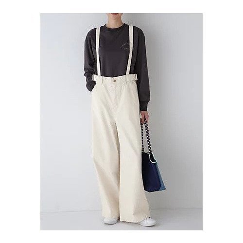 【ヒューマンウーマン/HUMAN WOMAN】のサスペンダーパンツ 人気、トレンドファッション・服の通販 founy(ファニー) 　ファッション　Fashion　レディースファッション　WOMEN　パンツ　Pants　おすすめ　Recommend　カットソー　Cut And Sew　コラボ　Collaboration　サスペンダー　Suspenders　スタンダード　Standard　ミックス　Mix　 other-1|ID: prp329100004132077 ipo3291000000030939726