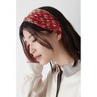 【ヒューマンウーマン/HUMAN WOMAN】の幾何プリントシルクスカーフ レッド|ID: prp329100004132174 ipo3291000000030613737